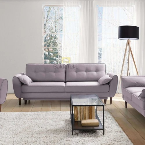 Sofa lova su keičiamu audiniu ir poliuretano užpildu