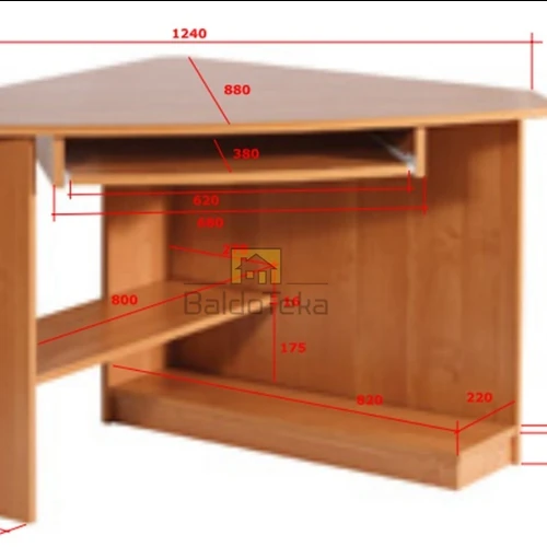 Moderni spinta 101x74x101 cm, LMDP, individuali spalva