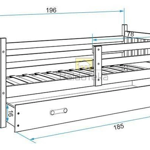 Tvirtas čiužinys iki 70 kg apkrovos