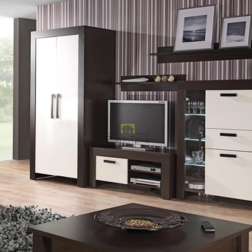 CEZAR stalas su moderniu dizainu, 130 cm pločio, spalva pagal pasirinkimą