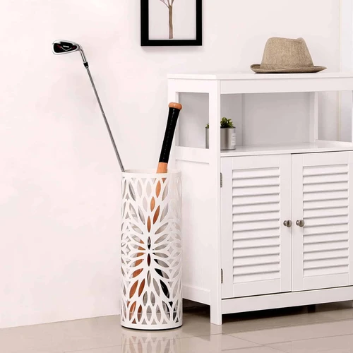 Kokybiškas Songmics skėčio stovas balta spalva