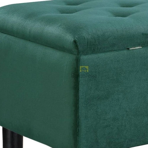 Tamsiai žalias/juodas sofos stalas su kaučiuko apdaila