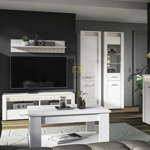 Snieginės pušies spalvos spinta Clermont