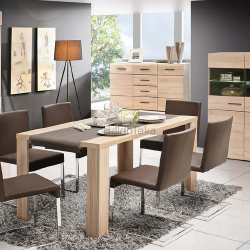 Ergonominė spinta 110 cm pločio – šviesus ąžuolas