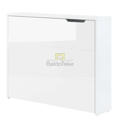 Modernus stalas su matiniu ir blizgiu apdailu