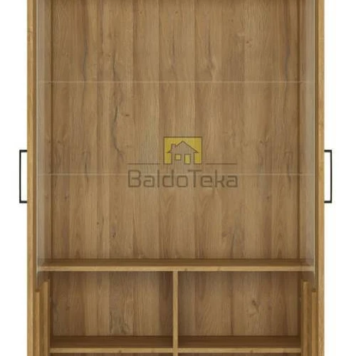 Moderni spinta su ąžuolo Grandson dekoru ir pasirenkamu apšvietimu