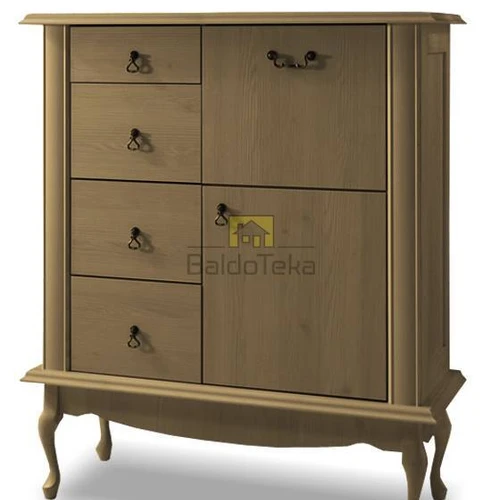 Patogi LMDP spinta – 105x125x47 cm, sniego baltumo arba lefkas ąžuolas