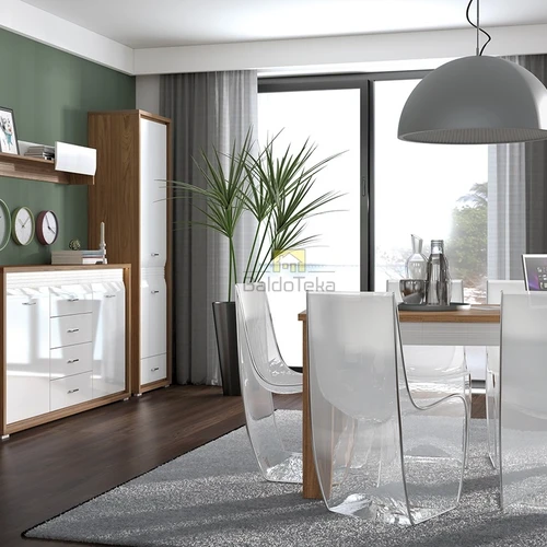 Moderni spinta su tylaus uždarymo sistema ir LED apšvietimu