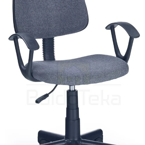 Moderni darbo kėdė DARIAN pilku gobelenu