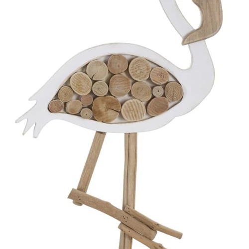 Dekoratyvinė flamingo skulptūra Mauro Ferretti, 31 × 56 × 9 cm