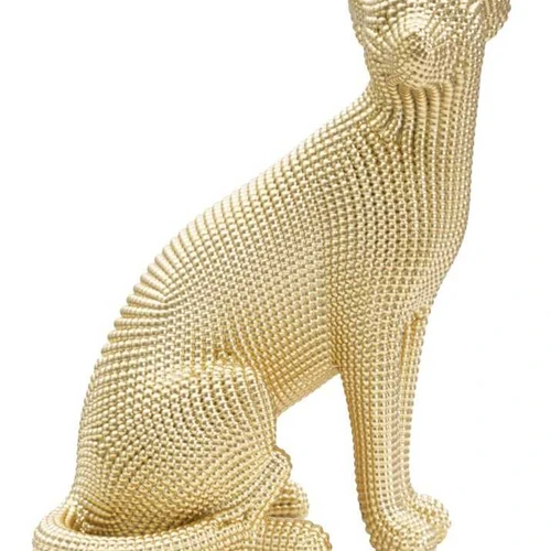 Dekoratyvinė leopardo statula, 23 × 29 × 15,5 cm