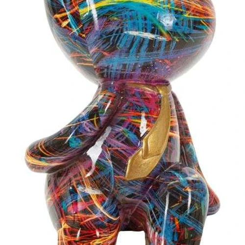 Dekoratyvinė meškos figūrėlė Psyco A, 10,5 × 23,5 × 12 cm