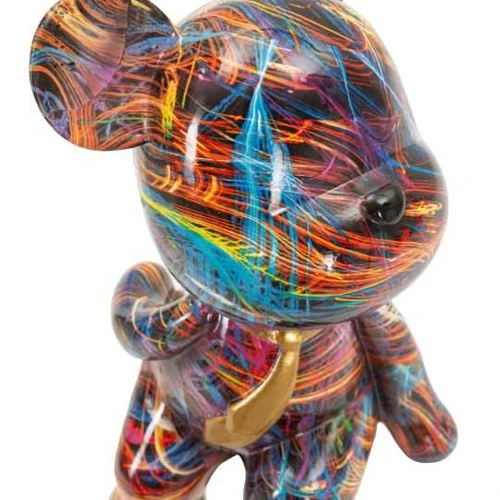 Dekoratyvinė meškos figūrėlė Psyco A, 10,5 × 23,5 × 12 cm - Dekoracijos