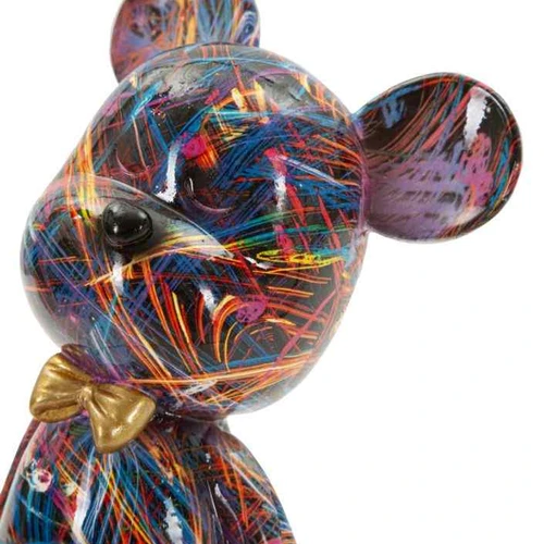 Dekoratyvinė meškos figūrėlė Psyco B, 12,5 × 25 × 9,5 cm - Dekoracijos