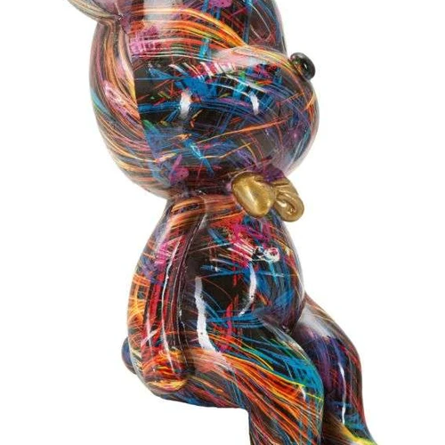 Dekoratyvinė meškos figūrėlė Psyco B, 12,5 × 25 × 9,5 cm - Dekoracijos