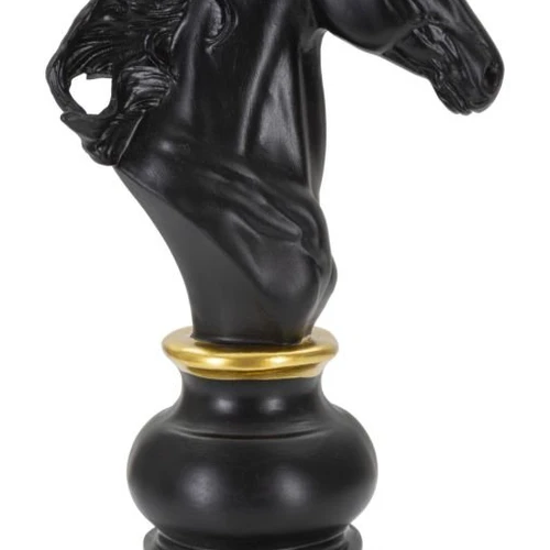 Dekoratyvinė šachmatų žirgo figūrėlė Mauro Ferretti, 14 × 27 × 11 cm