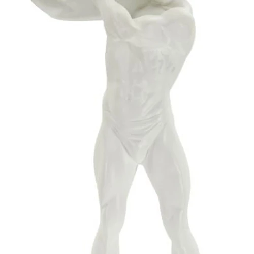 Dekoratyvinė skulptūra Mauro Ferretti Atlas, Balta, 18 × 50 × 12,5 cm