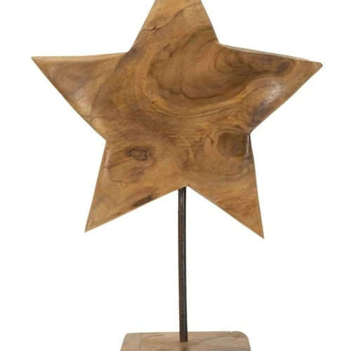 Dekoratyvinė skulptūra STAR, žvaigždės formos, 28 × 42 × 12 cm
