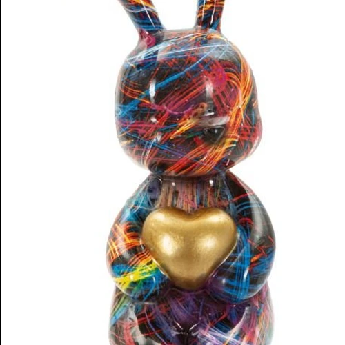 Dekoratyvinė triušio figūrėlė Psyco A, 8 × 23 × 10 cm