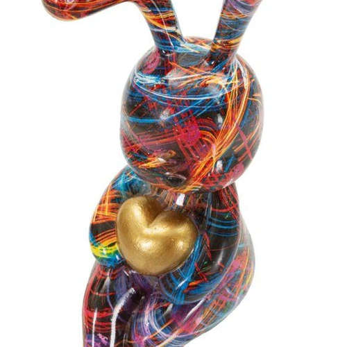 Dekoratyvinė triušio figūrėlė Psyco A, 8 × 23 × 10 cm - Dekoracijos