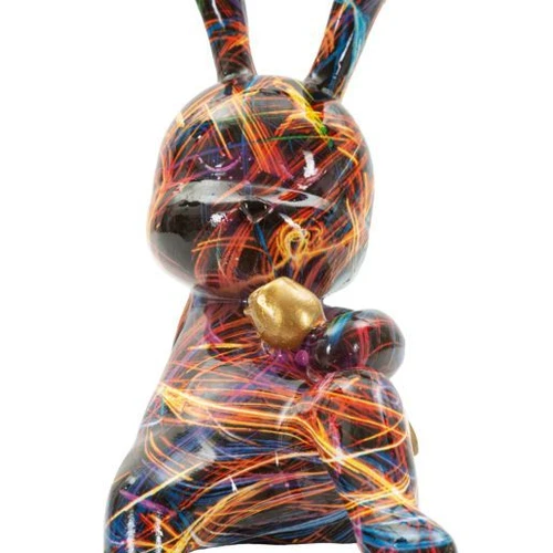 Dekoratyvinė triušio figūrėlė Psyco B, 21,5 × 22 × 10 cm