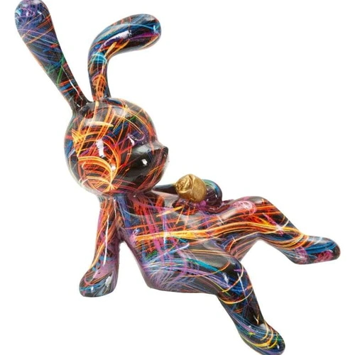 Dekoratyvinė triušio figūrėlė Psyco B, 21,5 × 22 × 10 cm - Dekoracijos