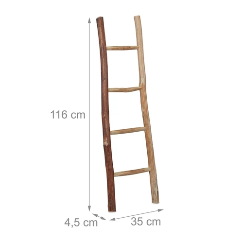 Dekoratyvinės kopėtėlės Relaxdays 10042613.0, 4 pakopos, 35 × 116 × 4,5 cm - Dekoracijos