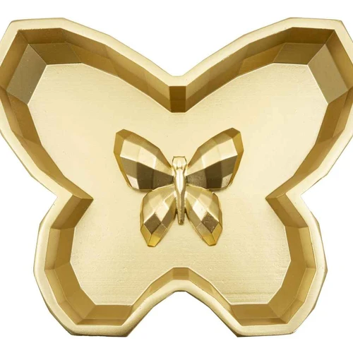 Dekoratyvinis padėklas Mauro Ferretti Butterfly, 20,5 × 3 × 17,5 cm