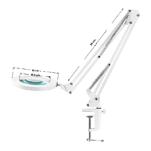 Didinamoji stalinė lempa GLOW, 72 SMD LED, Balta - Staliniai šviestuvai