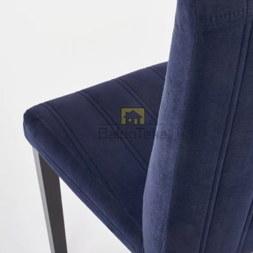 Moderni kėdė MONOLITH 77 tamsiai mėlyna/juoda