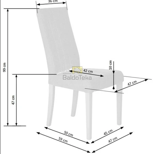 Moderni balta kuprinė su gobelenu ir buko medžiu