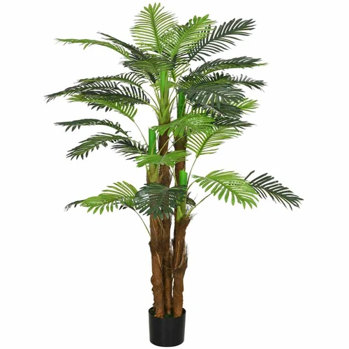 Dirbtinis augalas Homcom 16x16x160cm., žalios/juodos spalvos