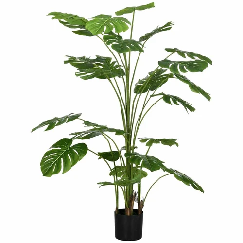 Dirbtinis augalas Homcom 20x20x180cm., žalios/juodos spalvos