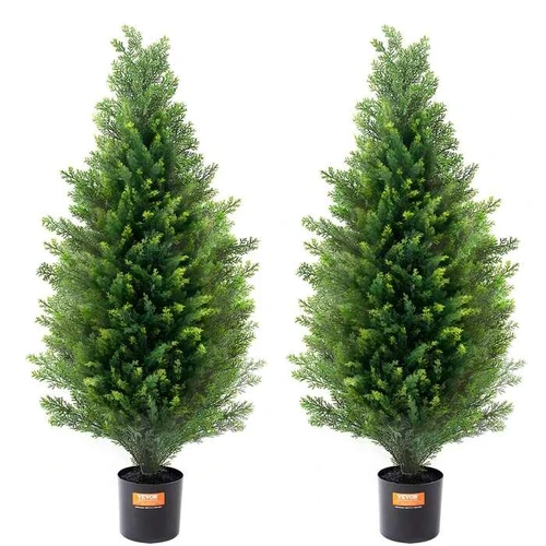 Dirbtinis kedro ir kipariso medis, 91 cm, su vazonu, UV atsparus