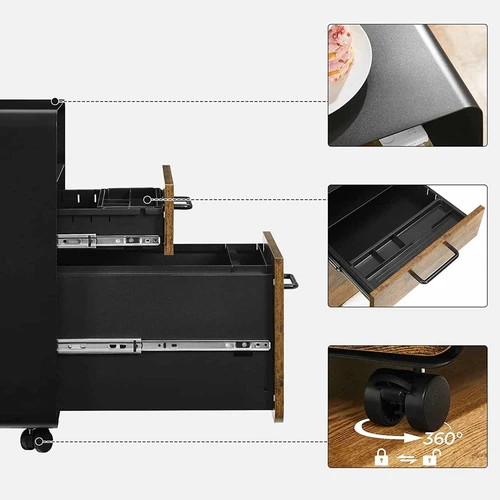 Elegantiška ir funkcionali SONGMICS dokumentų spintelė