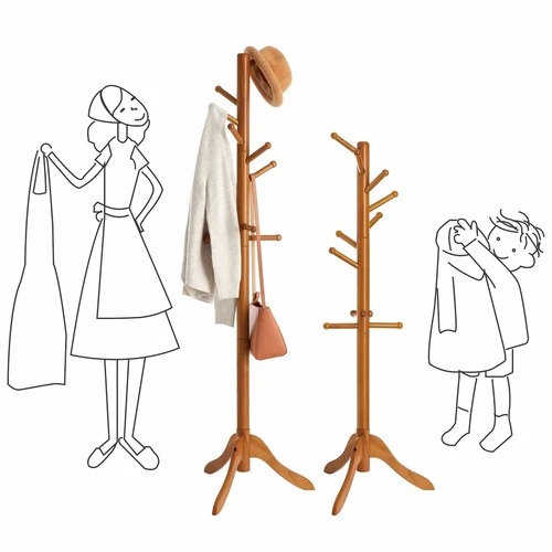 Tvarkingi namai su VASAGLE 3 pėdų paltų stovu