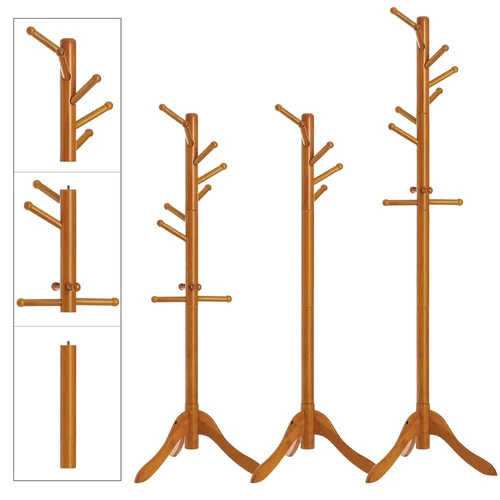Patogus ir tvirtas drabužių stovas su 11 kabliukų