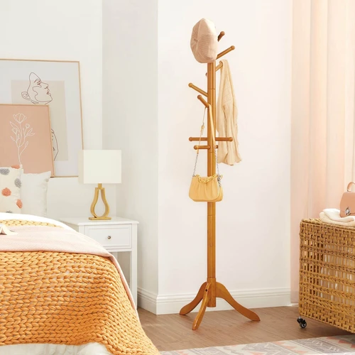 Lengvai surinkiama drabužių kabykla su apvaliais kabliukais