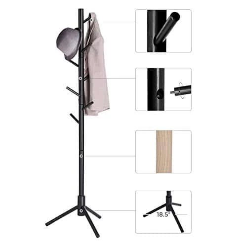 Stabili trikojų kabykla su 8 kabliukais