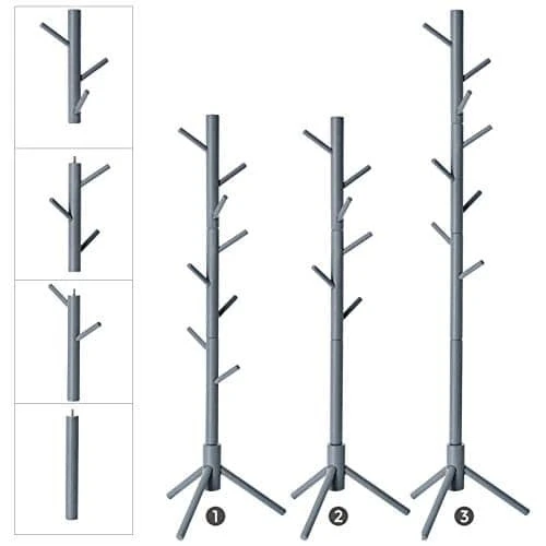 Drabužių kabykla, pilkos spalvos