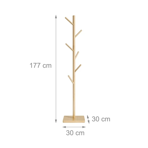 Drabužių kabykla 177/140/103 cm – 8 tvirti kabliukai