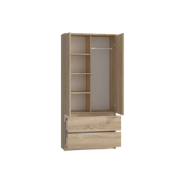 MDP spinta su ABS briaunomis ir ritininiais bėgeliais