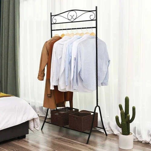 Funkcionalus drabužių stovas su 20 kg apkrova