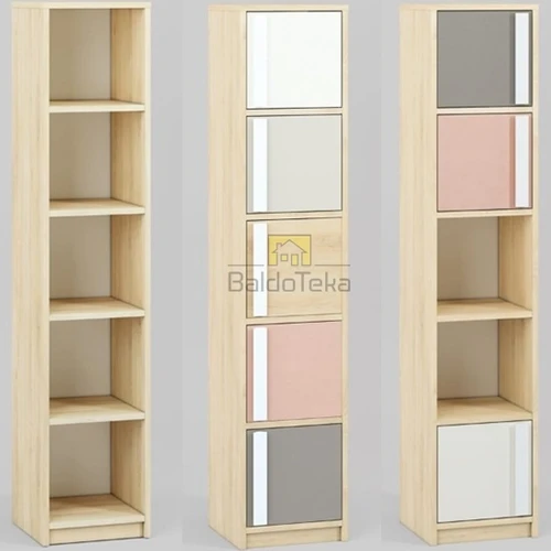 Moderni spintelė trijų elegantiškų spalvų pasirinkimu