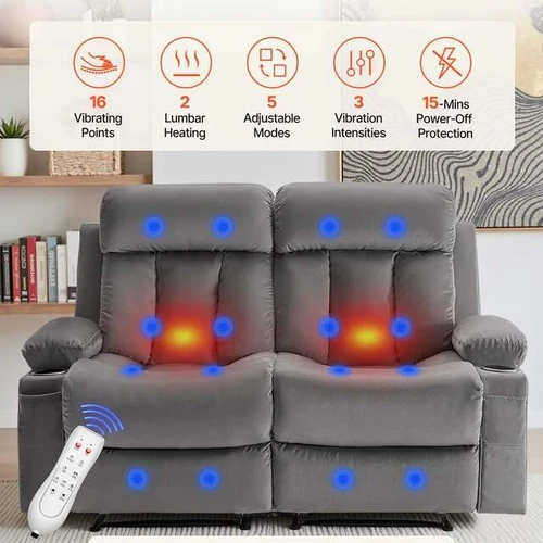 Elektrinė sofa su reguliuojamu atlošu