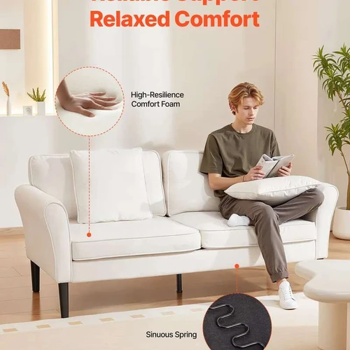 Ergonomiška atrama – patogi dvivietė sofa