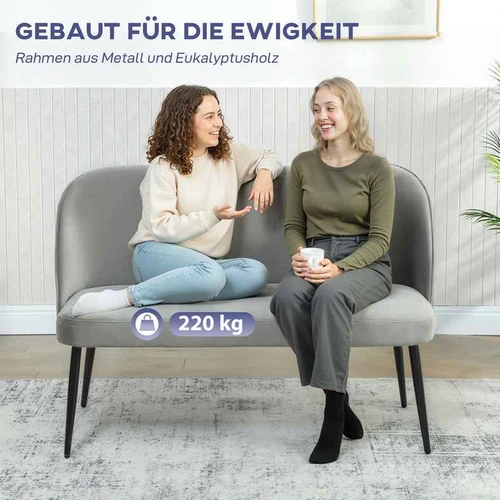 Moderni sofa su eukalipto rėmu