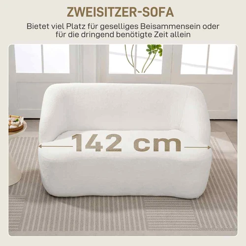 Dvivietė sofa su neslystančiu pagrindu