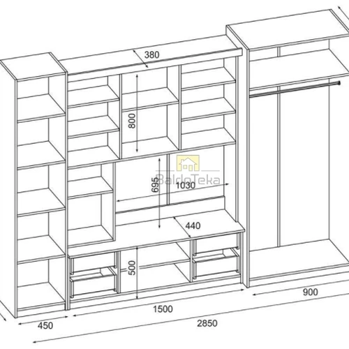Praktiška spinta su pasirenkama spalva