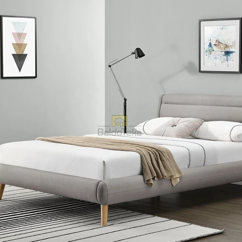 Natūralaus medžio lova 159x232 cm be čiužinio